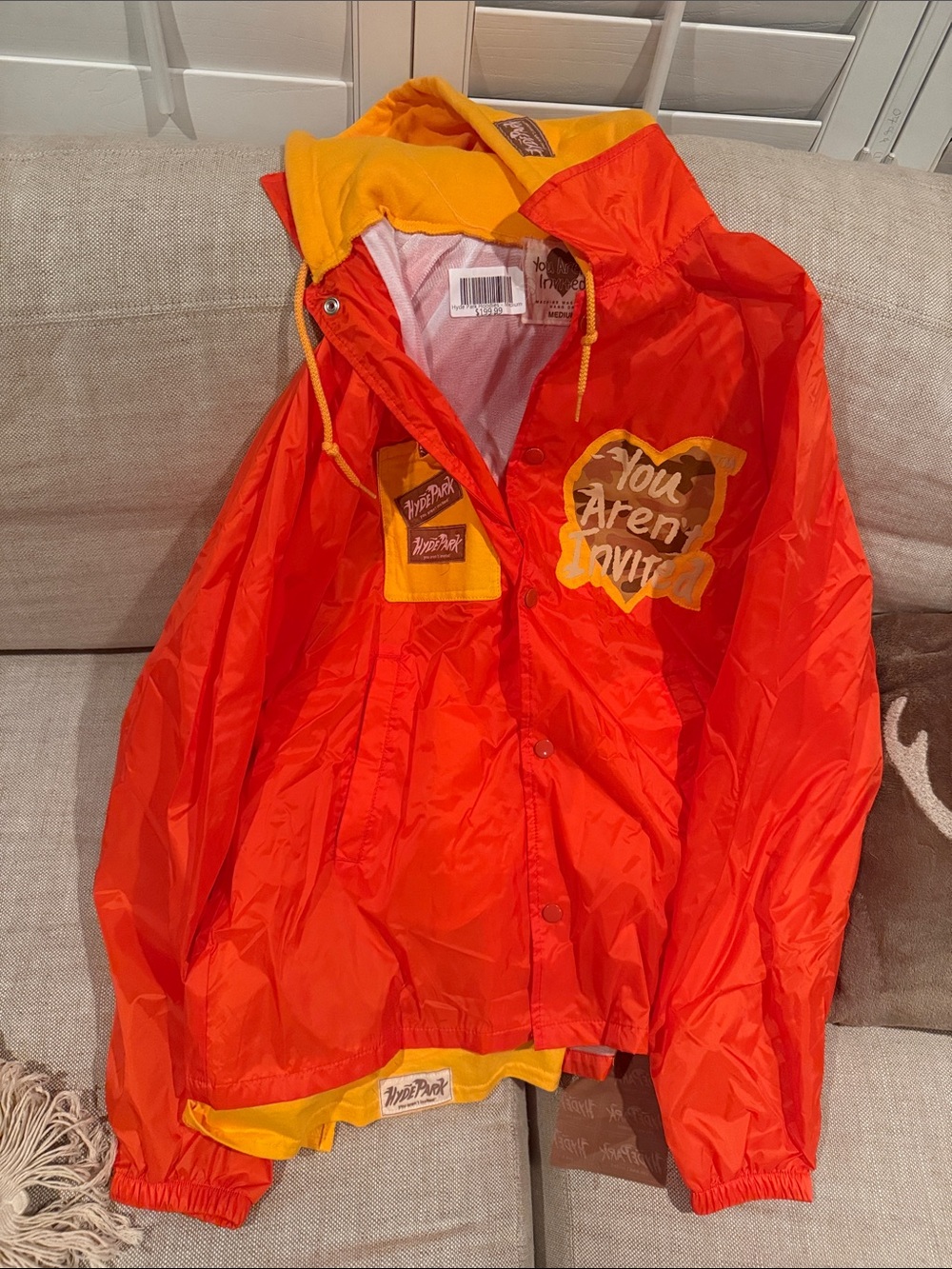 Hyde Park “You Aren’t Invited “ jacket